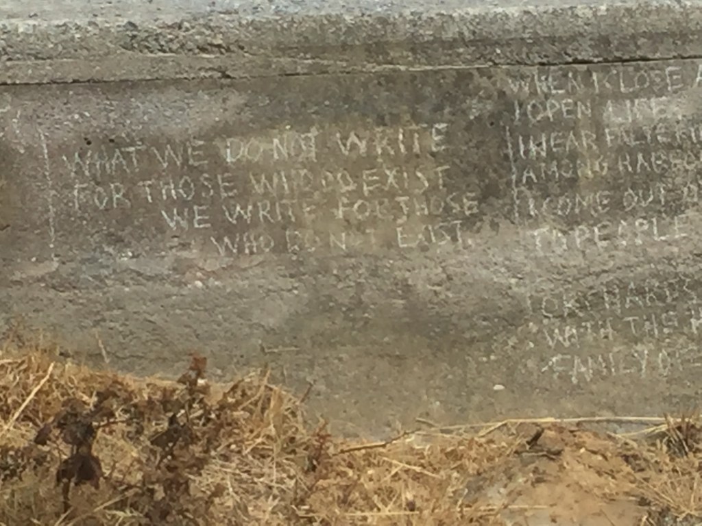 Street Art or Graffiti or&nbsp;Poetry?